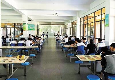 寧?？h知恩中學首家“5H示范食堂”全新面世